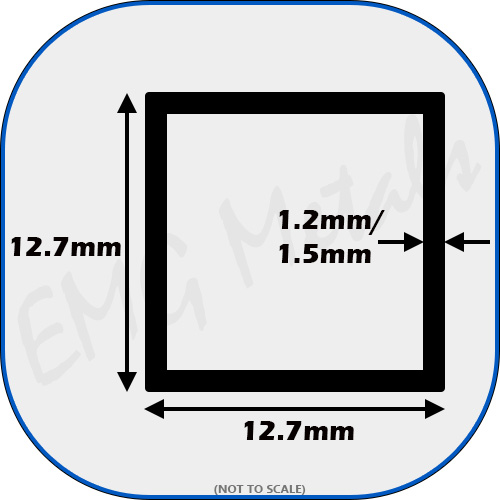 Aluminium Rectangular Tube ║ 40mm x 20 mm ║ box section,profile,pipe,rectangle
